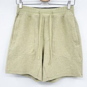 Lululemon Mens At Ease Textured 7" Athleisure Lounge Classic Fit Shorts Size S